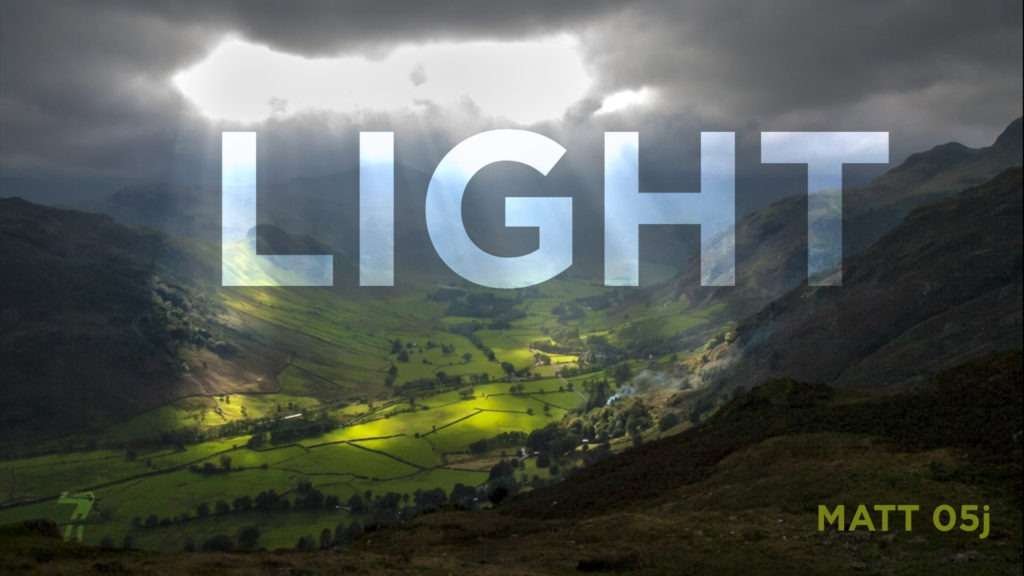 Matthew 05j – Light